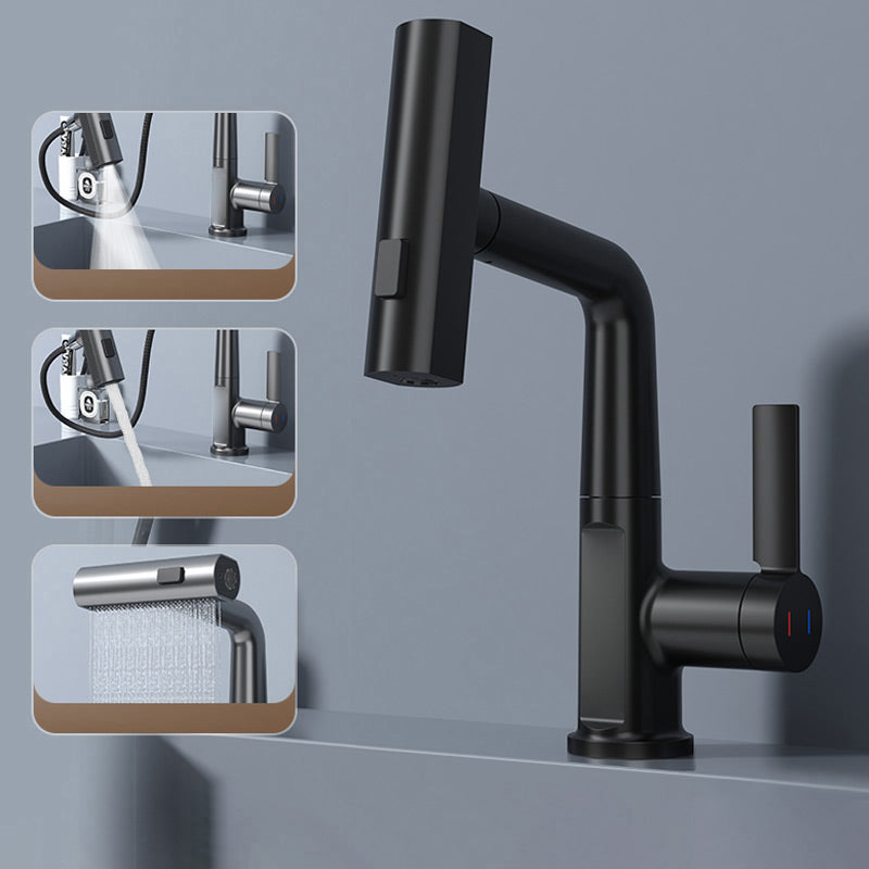 Flexible LED Faucet with Pull Out Spray and 360 Swivel for Kitchen and Bathroom