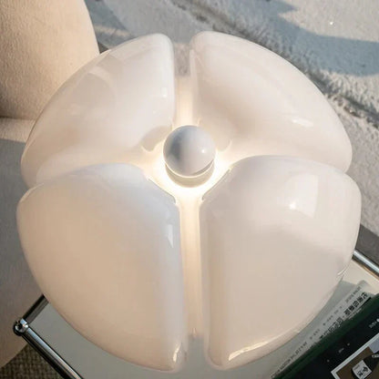 Lampa stołowa FloraLuxe z motywem kwiatowym, regulowane oświetlenie LED ambientowe  
