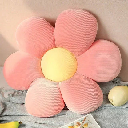 Polyester sierkussen in bloemvorm voor een stijlvol interieur