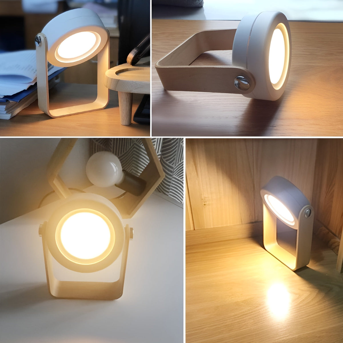 Opvouwbare ledlantaarn met aanraakdimming en Scandinavisch geïnspireerd design