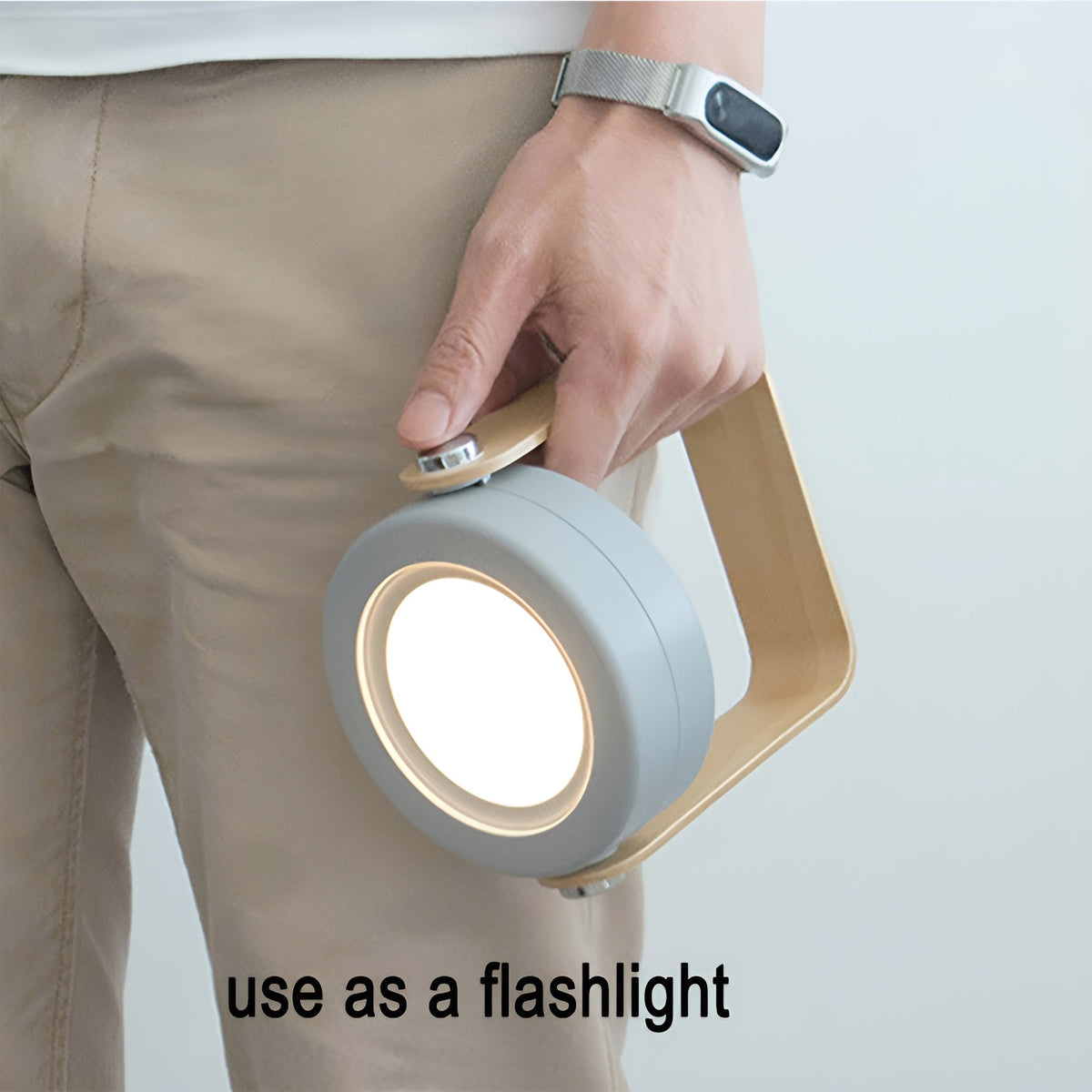 Opvouwbare ledlantaarn met aanraakdimming en Scandinavisch geïnspireerd design