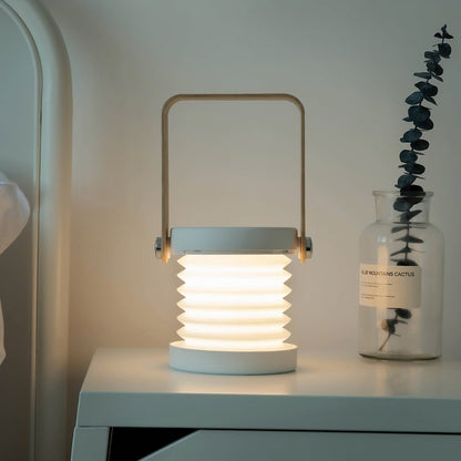 Opvouwbare ledlantaarn met aanraakdimming en Scandinavisch geïnspireerd design