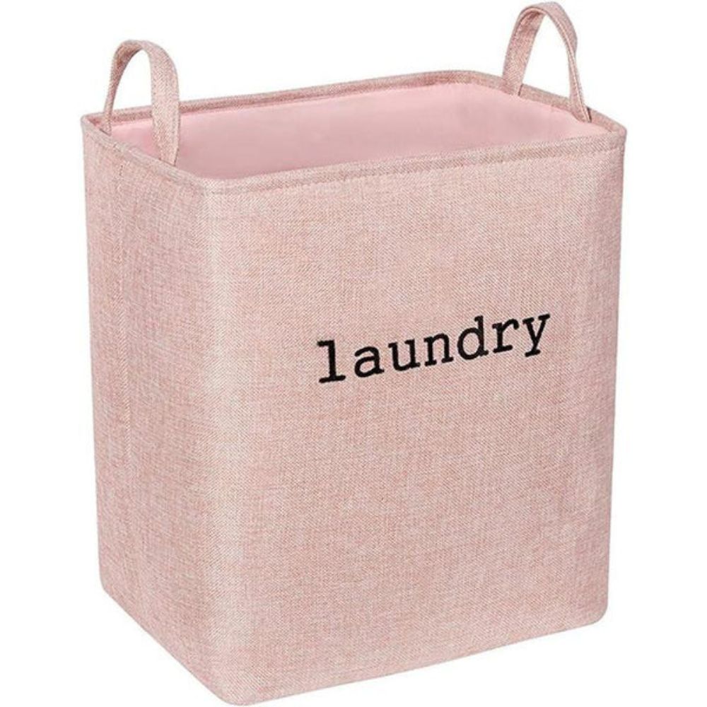 Opvouwbare wasmand met stevige handvatten en lichtgewicht microvezelmix