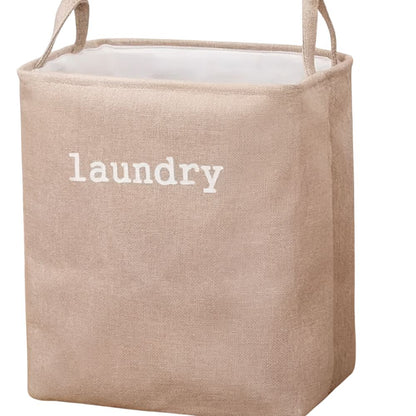 Opvouwbare wasmand met stevige handvatten en lichtgewicht microvezelmix