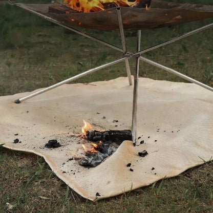 Brandhæmmende måtte – beskyttelse til grill og bålplads