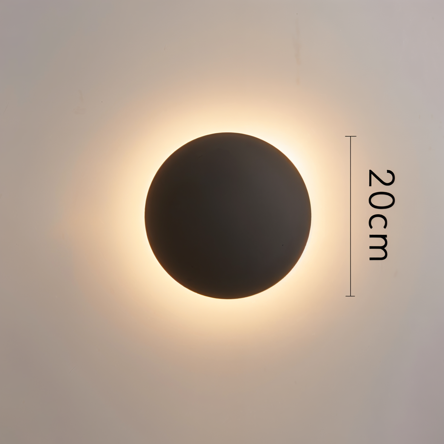 FullHalo Round LED Wall Light Modern Minimalist Ambient Lamp