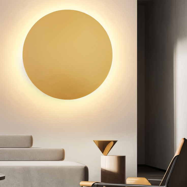 FullHalo Round LED Wall Light Modern Minimalist Ambient Lamp