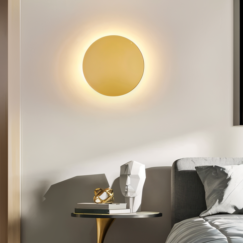 FullHalo Round LED Wall Light Modern Minimalist Ambient Lamp