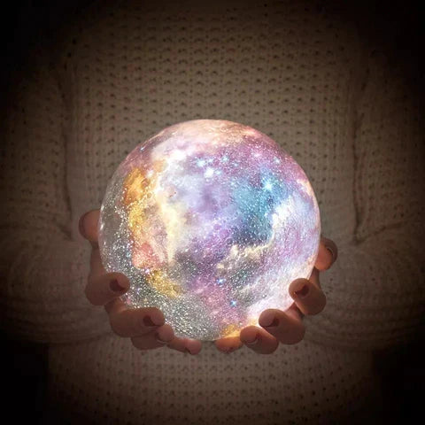 Galaxy-Tischlampe mit 16 Farben und wiederaufladbarem Akku