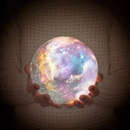 Galaxy-Tischlampe mit 16 Farben und wiederaufladbarem Akku