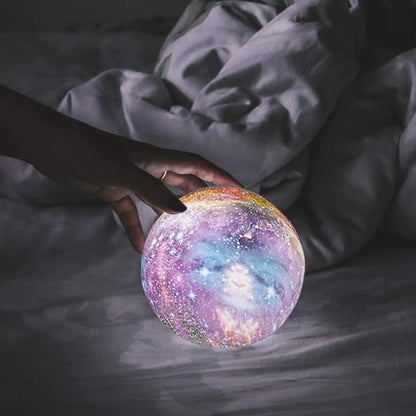 Galaxy-Tischlampe mit 16 Farben und wiederaufladbarem Akku