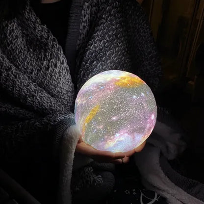 Galaxy-Tischlampe mit 16 Farben und wiederaufladbarem Akku