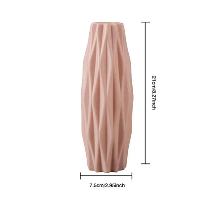 Dekorativ geometrisk vase med moderne design