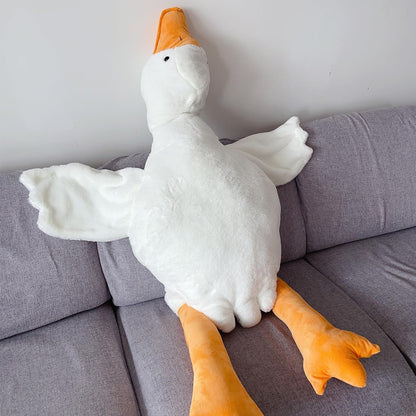 Giant Goose plysdyr blød krammepude i flere størrelser