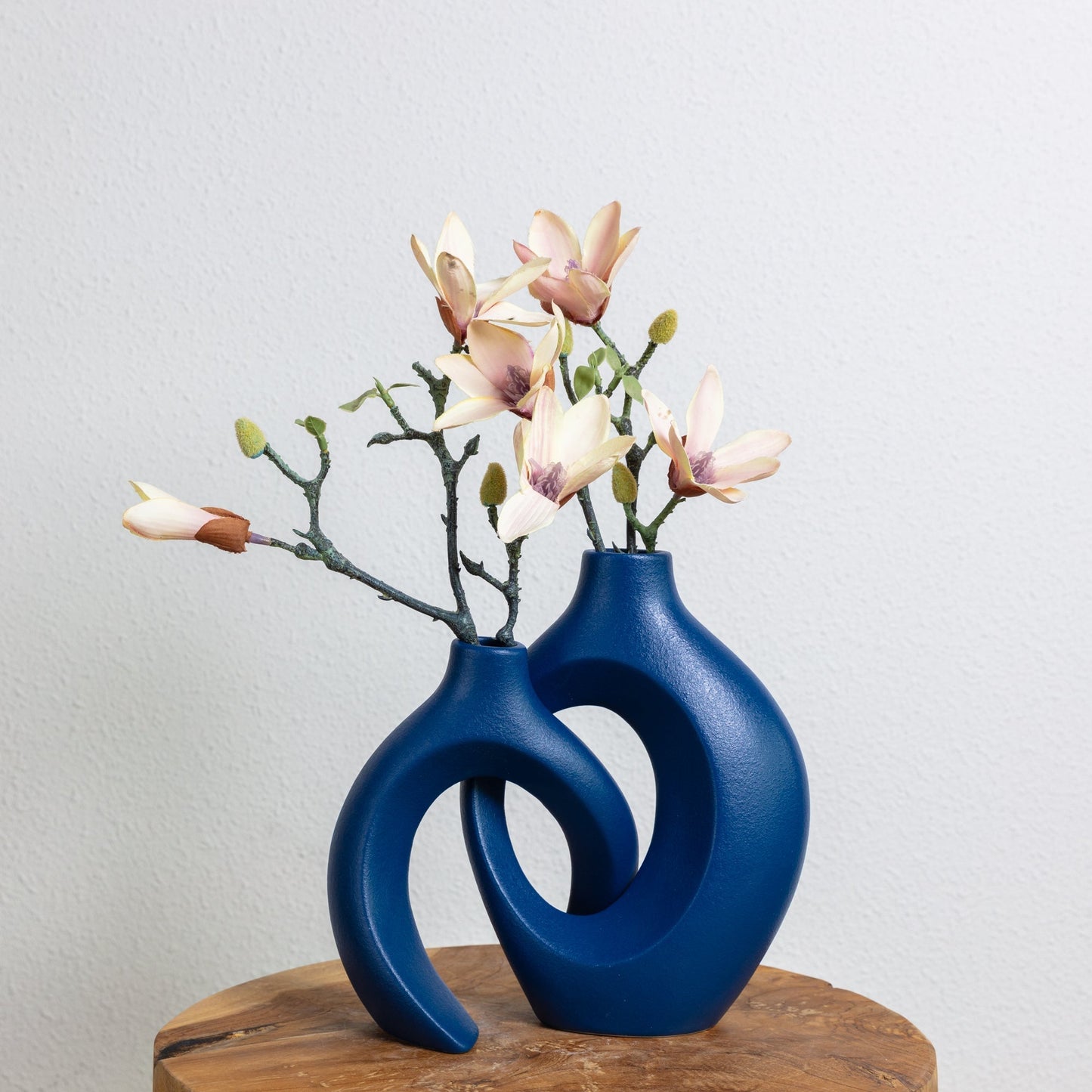 Gleora verstrengelde keramische bloemenvaas elegante decoratieve centerpiece