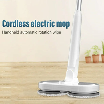GlidePro Cordless Smart Mop with Spray Function and Reusable Pads for Effortless Floor Cleaning