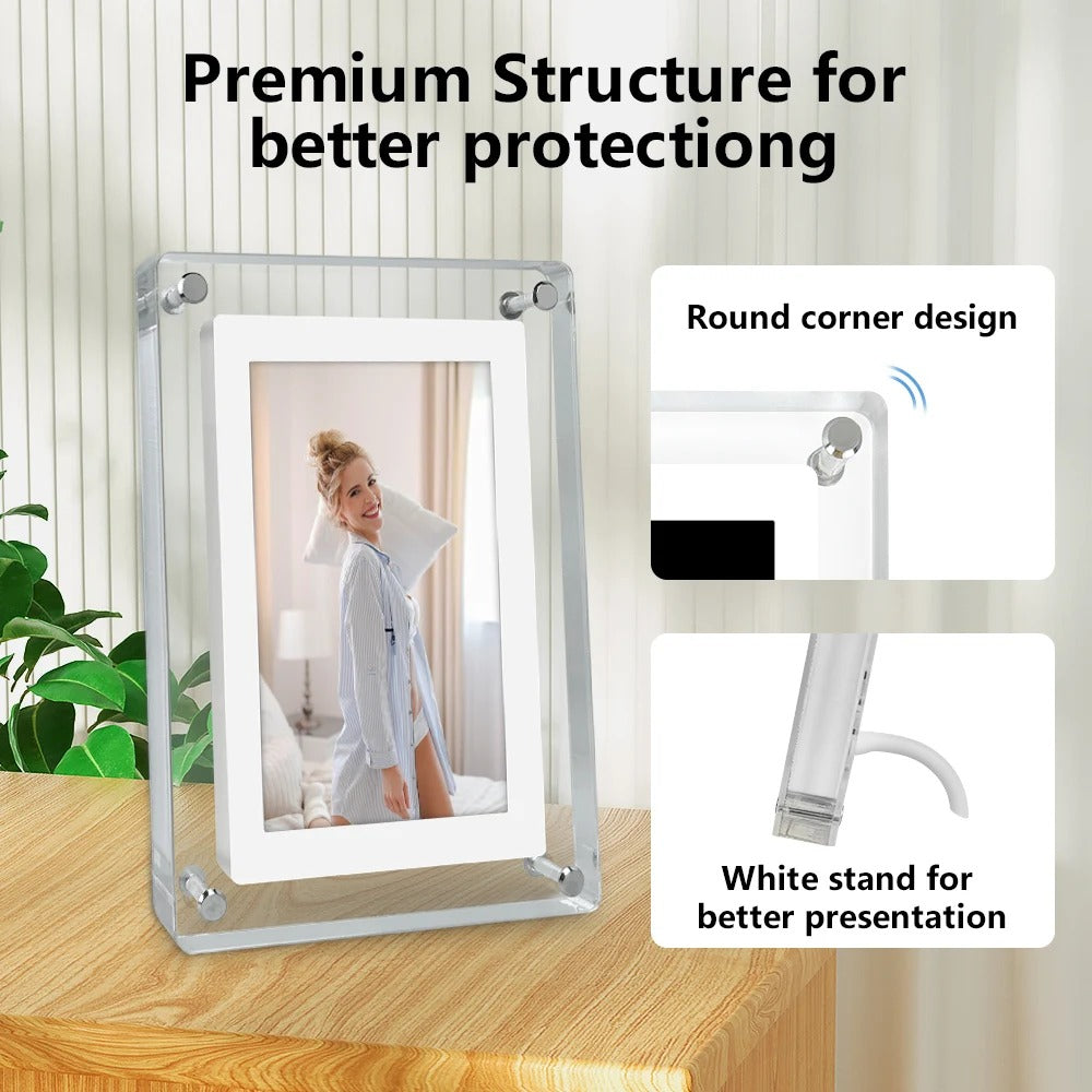 GlowFrame digitaal fotolijstje HD multimedia display