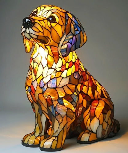 GlowPaw honden eerbetoon lamp acryl nachtlampje USB-gevoed