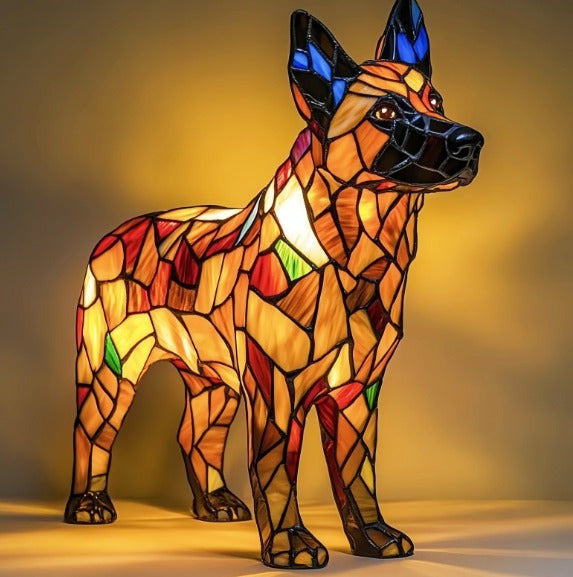 GlowPaw honden eerbetoon lamp acryl nachtlampje USB-gevoed