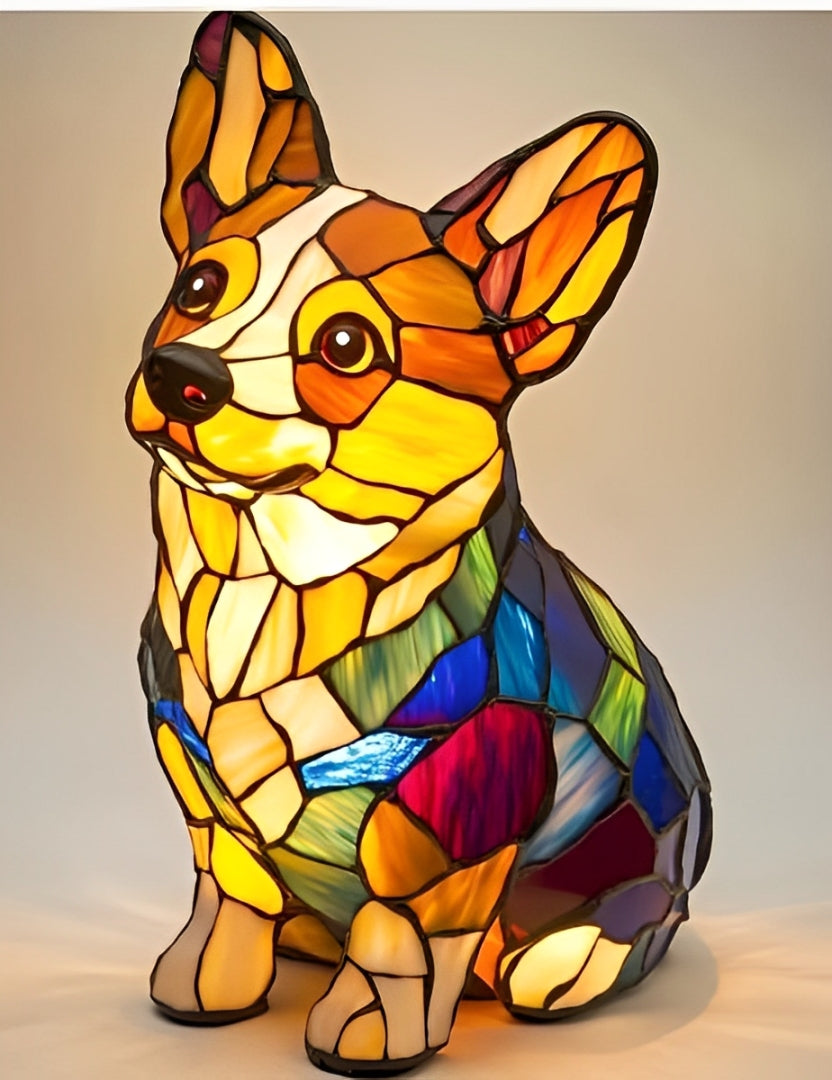 GlowPaw honden eerbetoon lamp acryl nachtlampje USB-gevoed