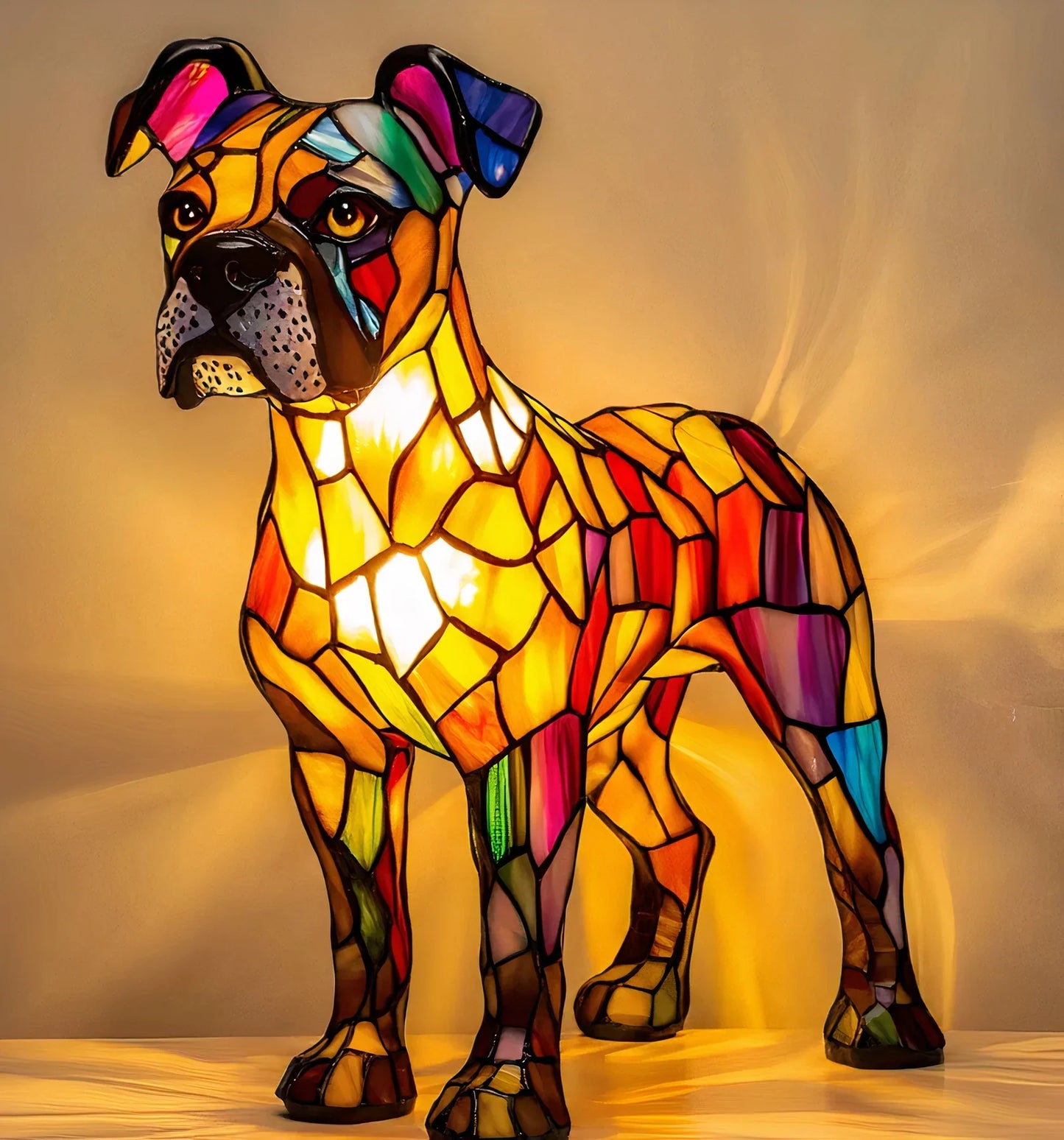 GlowPaw honden eerbetoon lamp acryl nachtlampje USB-gevoed