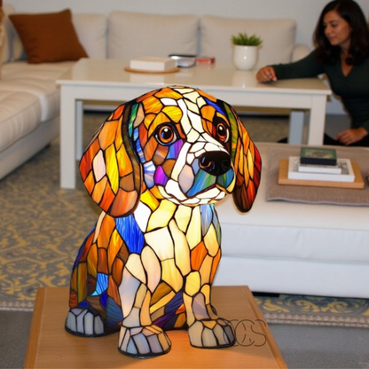 GlowPaw honden eerbetoon lamp acryl nachtlampje USB-gevoed
