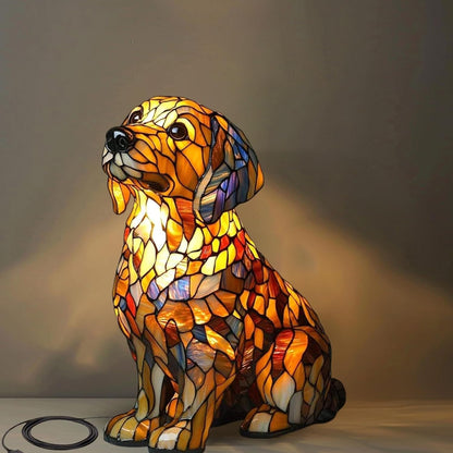 GlowPaw honden eerbetoon lamp acryl nachtlampje USB-gevoed