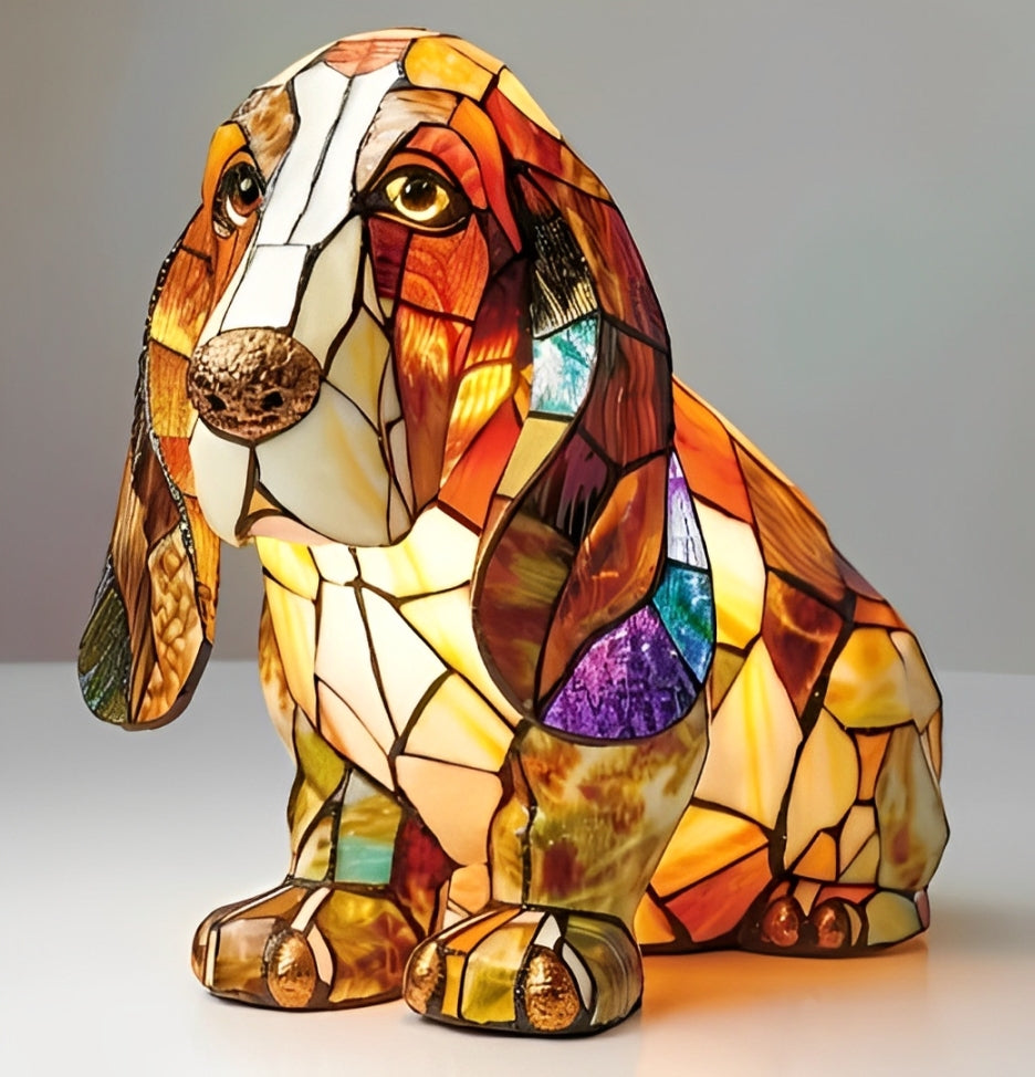 GlowPaw honden eerbetoon lamp acryl nachtlampje USB-gevoed