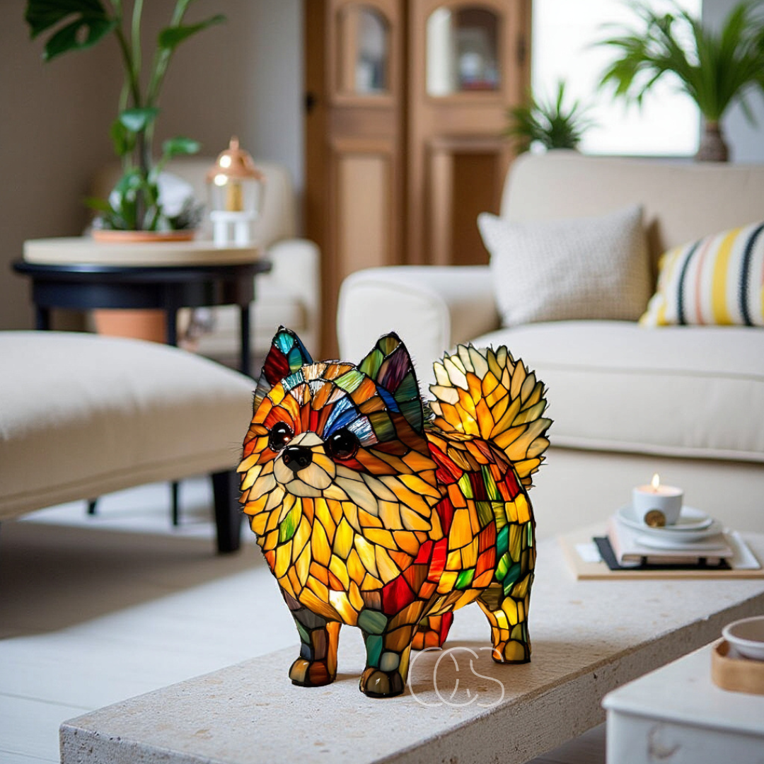 GlowPaw honden eerbetoon lamp acryl nachtlampje USB-gevoed