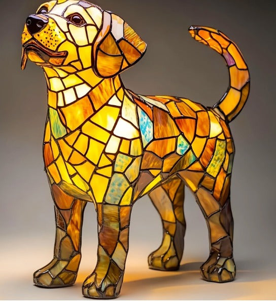 GlowPaw honden eerbetoon lamp acryl nachtlampje USB-gevoed