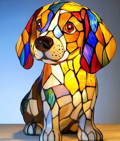 GlowPaw honden eerbetoon lamp acryl nachtlampje USB-gevoed