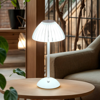 Golden Touch-bordlampe, USB-genopladelig, LED, krystalskærm