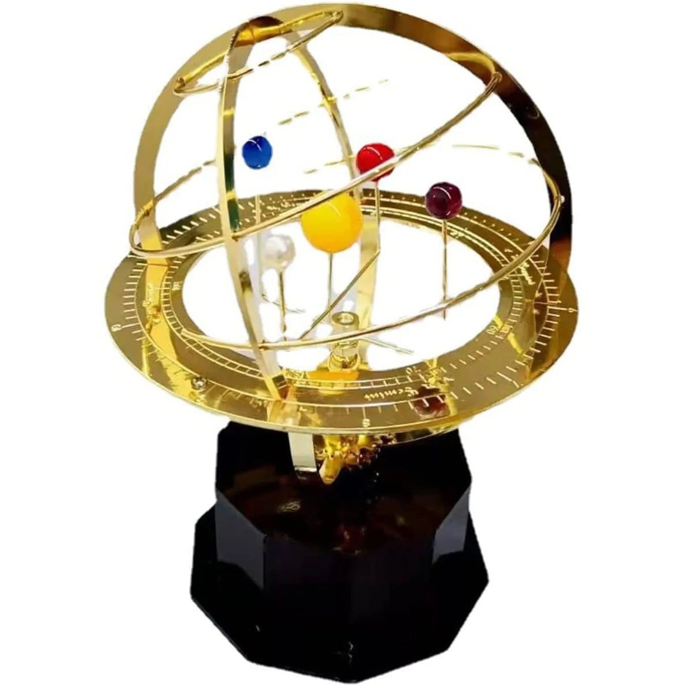 Grand Orrery solsystemmodel – håndlavet messing planetudstilling