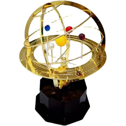 Grand Orrery solsystemmodel – håndlavet messing planetudstilling