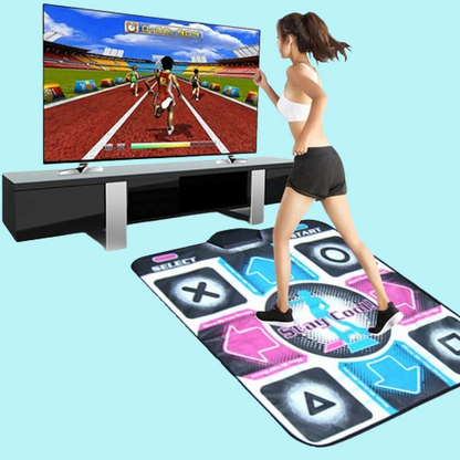 GroovePlay Tanzmatte – Interaktives TV- & PC-Fitnessspiel für alle Altersgruppen