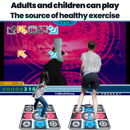 GroovePlay Tanzmatte – Interaktives TV- & PC-Fitnessspiel für alle Altersgruppen