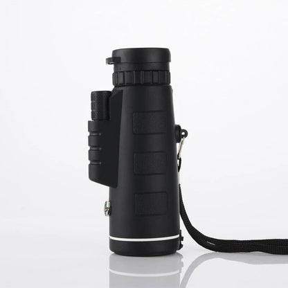 HD Monocular Telescope with Smartphone Holder and Tripod for Outdoor Viewing