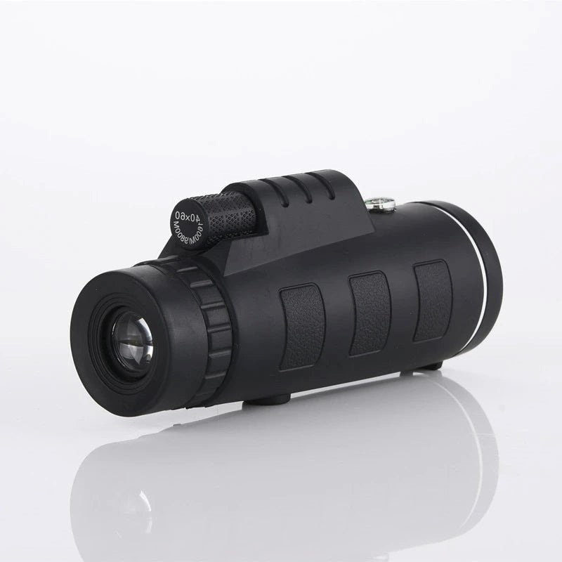 HD Monocular Telescope with Smartphone Holder and Tripod for Outdoor Viewing