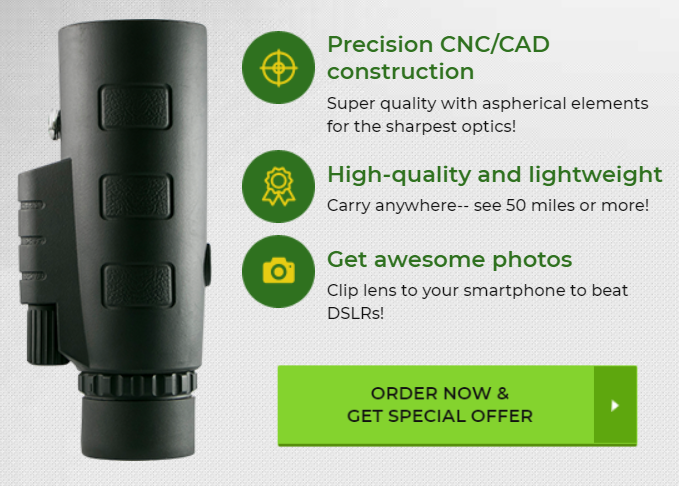 HD Monocular Telescope with Smartphone Holder and Tripod for Outdoor Viewing