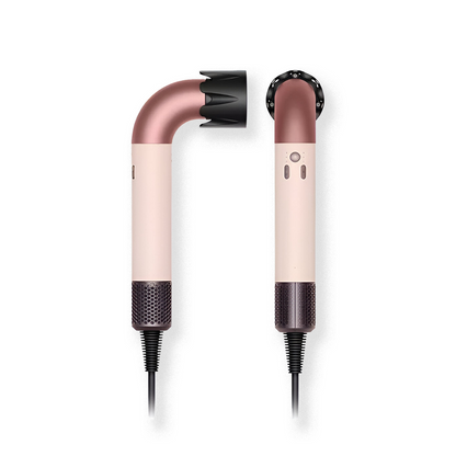 HairSonic Slim Lightweight Hair Dryer with Precision Attachments for Fast Smooth Styling