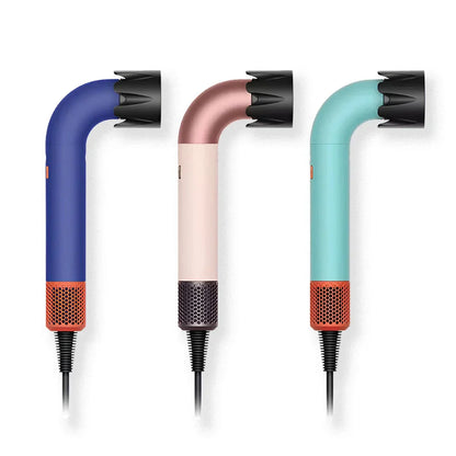 HairSonic Slim Lightweight Hair Dryer with Precision Attachments for Fast Smooth Styling