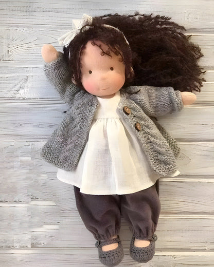 Handmade Waldorf Doll Soft Natural Toy for Imaginative Play