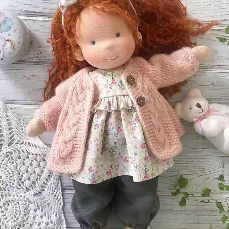 Handmade Waldorf Doll Soft Natural Toy for Imaginative Play