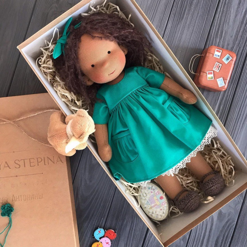 Handmade Waldorf Doll Soft Natural Toy for Imaginative Play