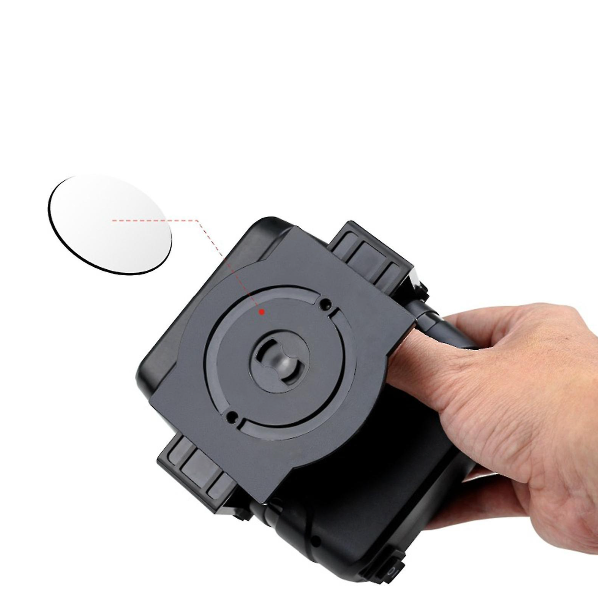 HeatPro 12V Auto Verwarming en Ontdooier Draagbare Ontwasemer met 360 Graden Rotatie