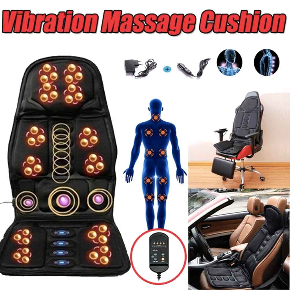 Heated Massage Chair Pad with 8 Modes for Full Body Relaxation