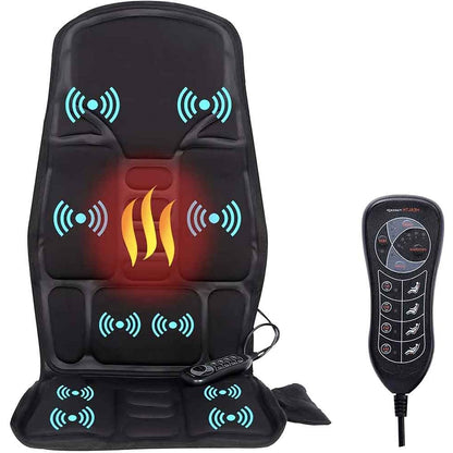 Heated Massage Chair Pad with 8 Modes for Full Body Relaxation