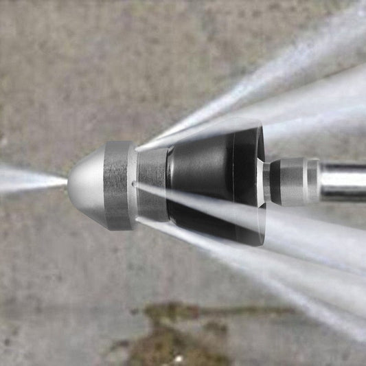 High Pressure Drain Jetting Nozzle Stainless Steel Pipe Cleaning Tool
