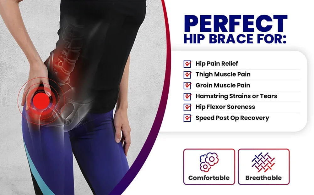 HipGuard orthopädischer Hüftstabilisator für Halt und Komfort