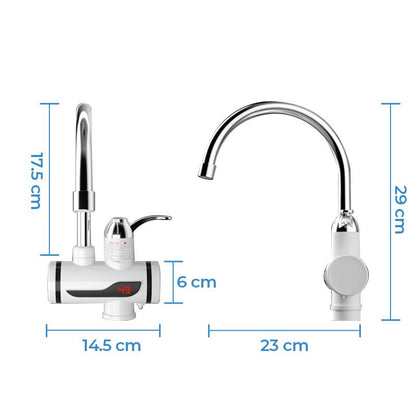 HotFlow Instant Electric Water Heater Tap Smart Kitchen Faucet